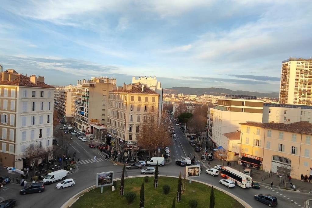 Vue Mer Et Et Notre Dame Centre Ville Avec Balcon Et Parking マルセイユ エクステリア 写真